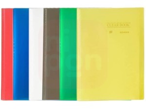 Pasta Catálogo Clear Book 40 Plásticos - Cores