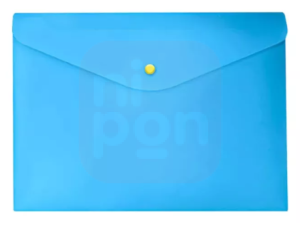 Pasta C/ Botão Horizontal Envelope A4 Full Color azul