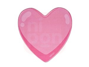 Mouse Pad Coração Pink Vibes Letron