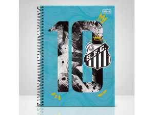 Caderno Universitário Santos 1 Matéria 80 Folhas - Tilibra