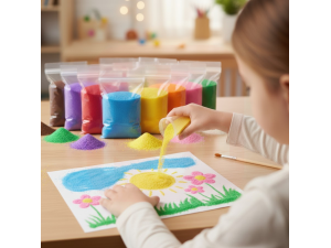 Areia Colorida 1kg – Cores Variadas